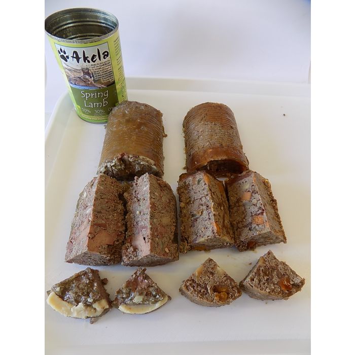 Akela Grain-Free Complete Wet Working Dog Food 70% Lamb 400g VAT FREE